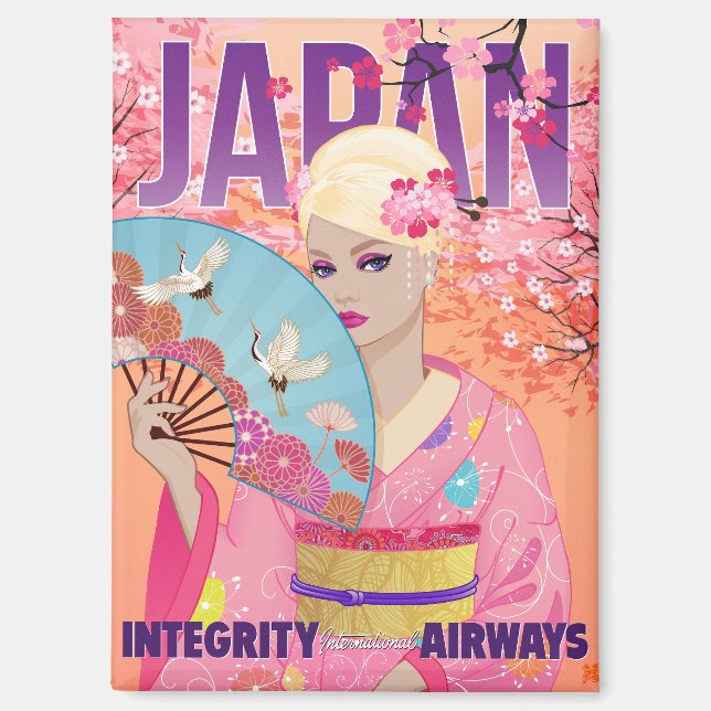 Aimant Joyeux au Japon (Recto)
