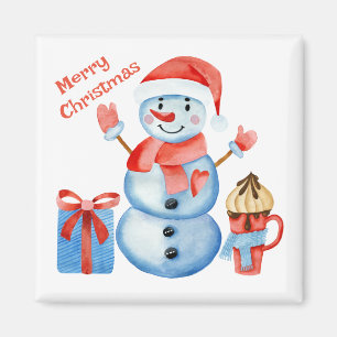 Aimant Joyeux bonhomme de neige