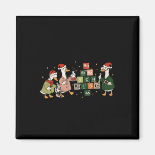 Aimant Joyeux Chemistmas Oie Chimie Noël Science