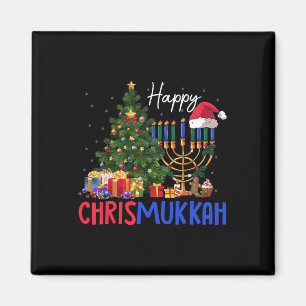 Aimant Joyeux Chrismukkah Joyeux Noël Hanoukka 2