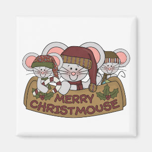 Aimant Joyeux Christmouse