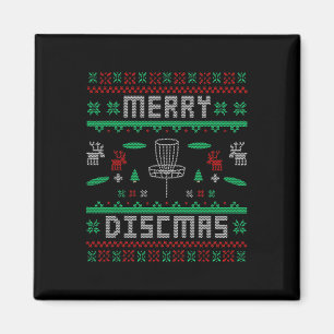 Aimant Joyeux Disques Golf Vilain Noël Joyeux Chris