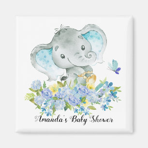 Aimant Joyeux Elephant Baby Boys Douche Favoriser