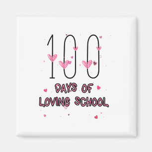 Aimant Joyeux Enseignant De Coeur Valentine Cute 100 Jour