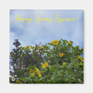 Aimant Joyeux Equinox de printemps !