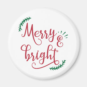 Aimant Joyeux et lumineux Noël