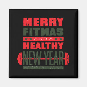 Aimant Joyeux Fitmas et bonne année pour les fesses Fitne