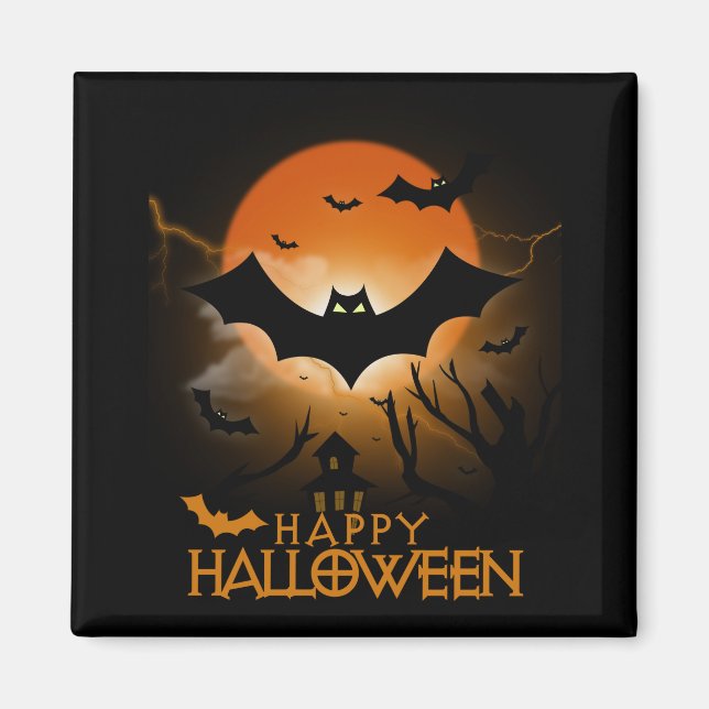 Aimant Joyeux Halloween (Devant)