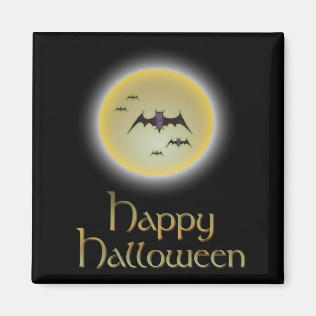 Aimant Joyeux Halloween (Devant)
