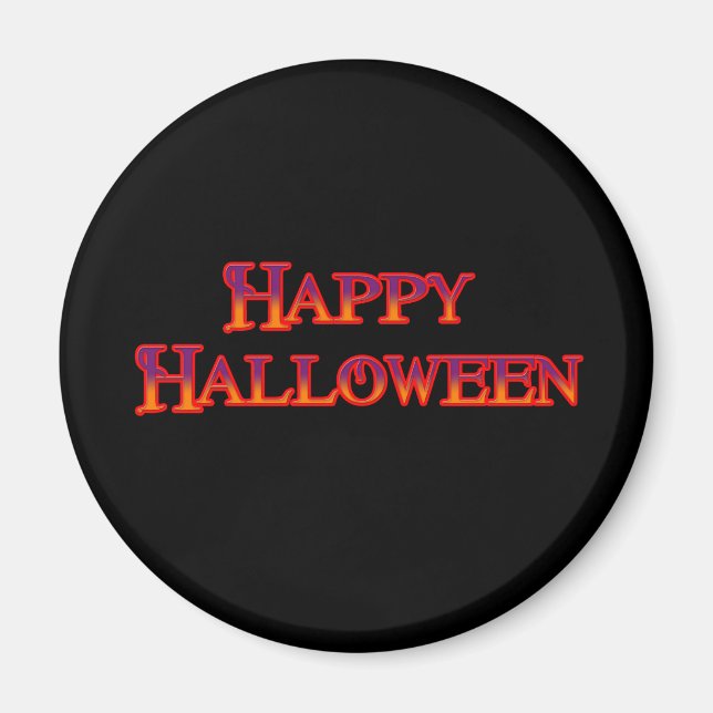 Aimant Joyeux Halloween (Devant)