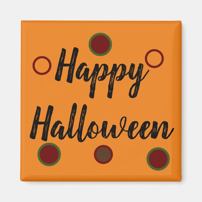Aimant Joyeux Halloween (Devant)