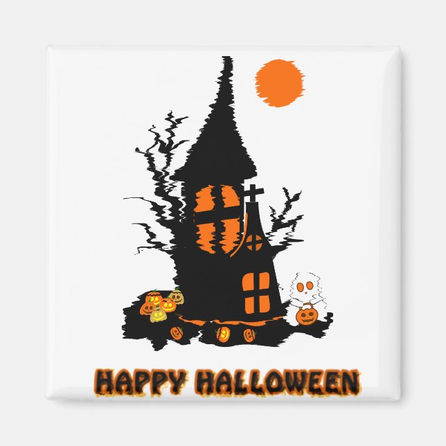 Aimant Joyeux Halloween (Devant)