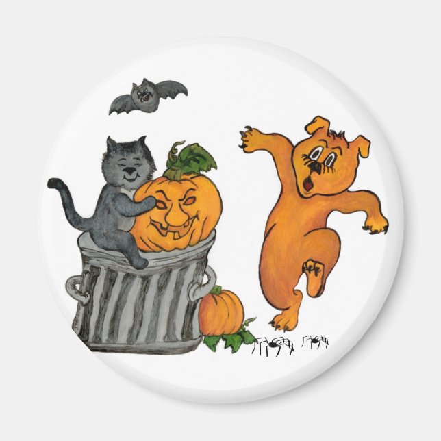 Aimant Joyeux Halloween ! 5 (Devant)