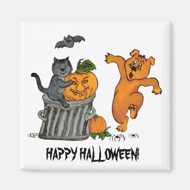 Aimant Joyeux Halloween ! 5 (Devant)