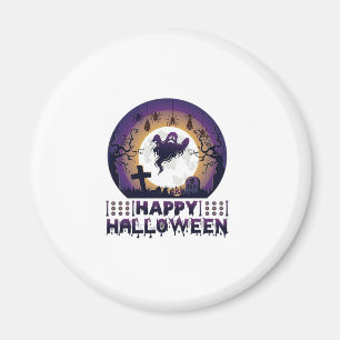 Aimant Joyeux Halloween Chauves-souris fantômes araignées