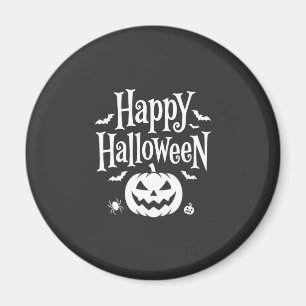 Aimant Joyeux Halloween Citrouille Chauve-Souris Araignée