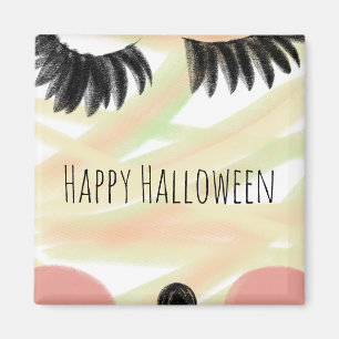 Aimant Joyeux Halloween Momie Dessin à la Main