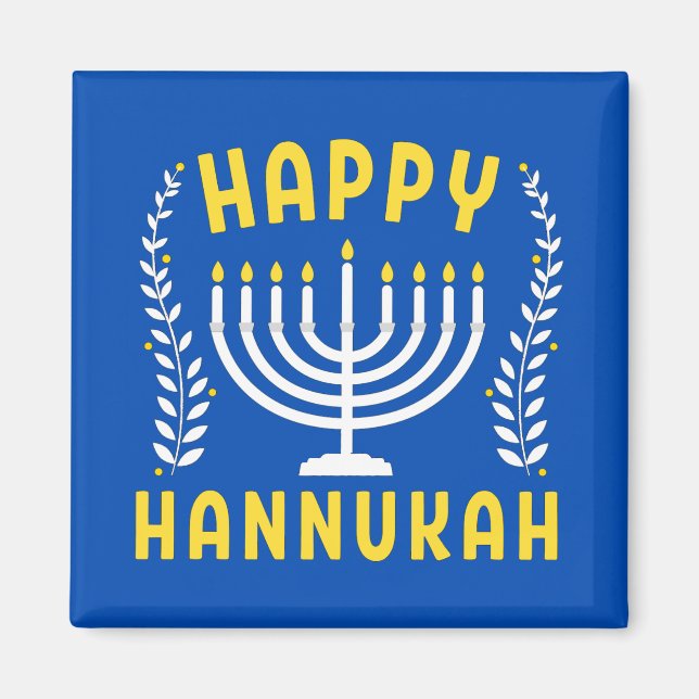 Aimant Joyeux Hanouka (Devant)