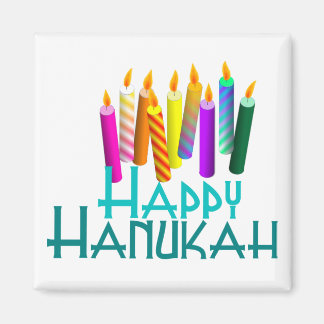 Aimant Joyeux Hanukah bougie magnétique