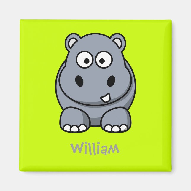 Aimant Joyeux hippo (Devant)