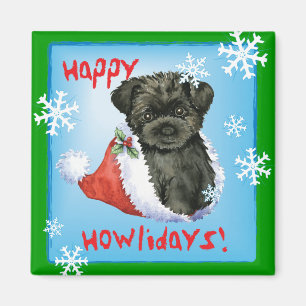 Aimant Joyeux Howliday Affenpinscher