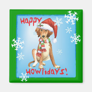 Aimant Joyeux Howlidays Saluki