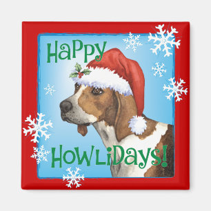 Aimant Joyeux Howlidays Treeing Walker