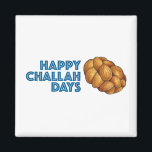 Aimant Joyeux Jours de Challah Chanukah Hanoukka Pain Pai<br><div class="desc">Il présente une illustration originale d'une miche de pain d'allah, avec HAPPY CHALLAH DAYS en police bleue. Idéal pour les cadeaux Hanoukka ! Cette illustration de vacances est également disponible sur d'autres produits. Ne vois-tu pas ce que tu cherches ? Vous avez besoin d'aide pour la personnalisation ? Contactez Rebecca...</div>