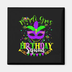 Aimant Joyeux Mardi Gras Anniversaire Mardi Gras Escadron
