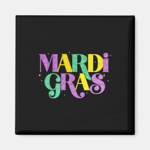 Aimant Joyeux Mardi Gras Carnaval Fat Mardi Fleur De Lis
