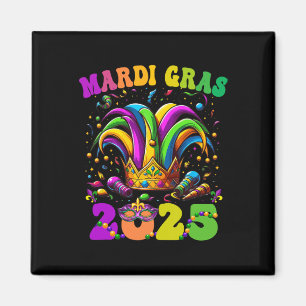 Aimant Joyeux Mardi Gras Carnaval Mardi Gras 2025 Jester