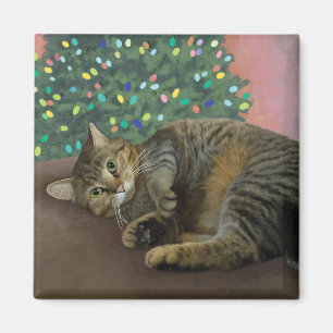 Aimant Joyeux Mêlème - Kitty de Noël