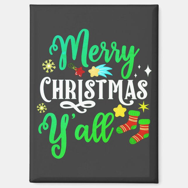 Aimant Joyeux Noël à tous-85918 (Recto)