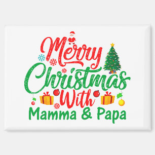 Aimant Joyeux Noël avec Mamma & Papa-42705