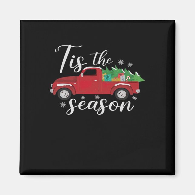 Aimant Joyeux Noël, c'est la saison des fêtes (Devant)