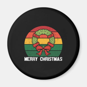 Aimant Joyeux Noël Coloré Wreath Holiday