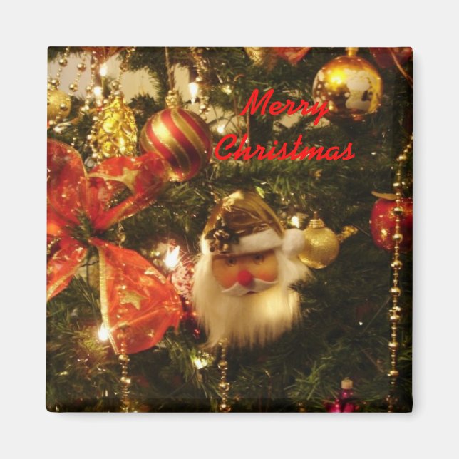 Aimant Joyeux Noël - Customisé (Devant)