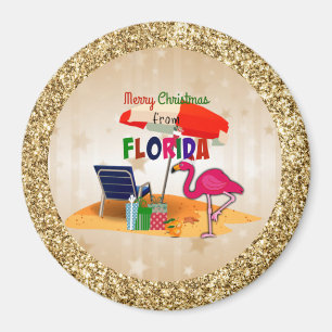 Aimant Joyeux Noël de Floride