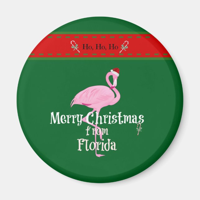 Aimant Joyeux Noël de Floride (Devant)