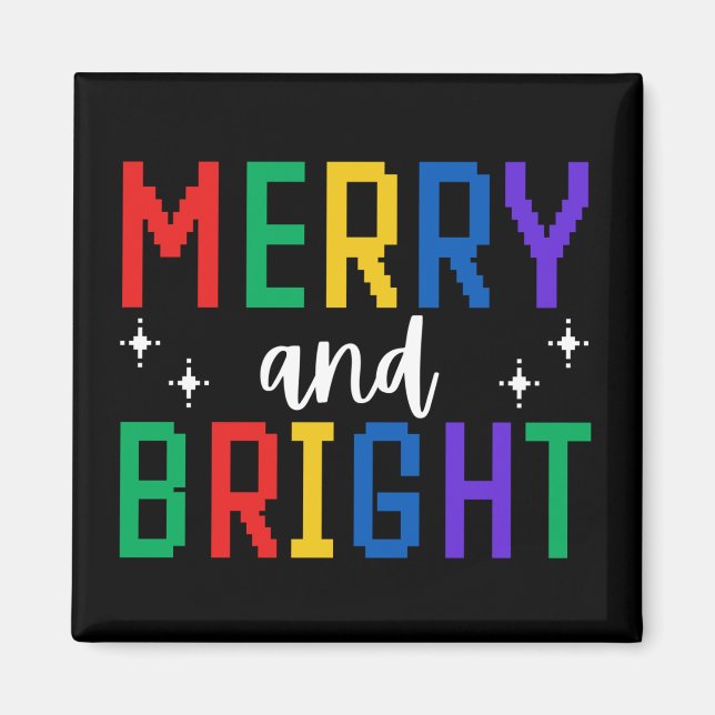 Aimant Joyeux Noël Lumineux (Devant)