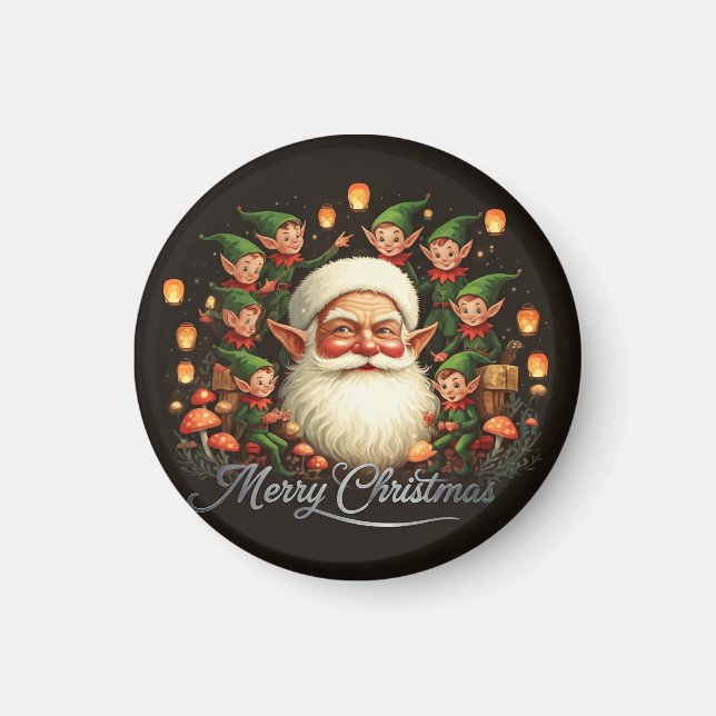Aimant Joyeux Noël Père Noël (Devant)