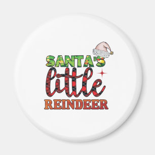 Aimant Joyeux Noël Santas Little Reindeer