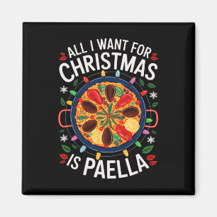 Aimant Joyeux Noël Tout Ce Que Je Veux Pour Noël Paella M