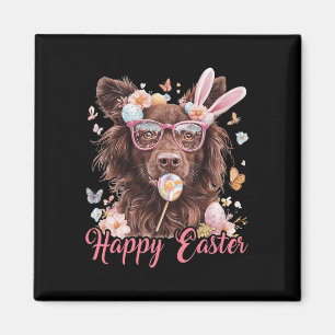 Aimant Joyeux Pâques Nouvelle-Écosse Duck Tolling Retriev