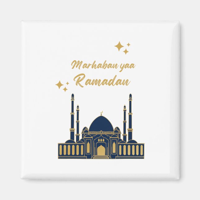 Aimant Joyeux Ramadan Kareem - Citations de l'Aïd Moubara (Devant)