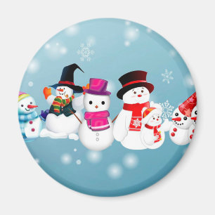 Aimant Joyeux Snowmen