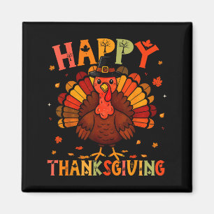 Aimant Joyeux Thanksgiving Drôle de jour de dinde Dîner d