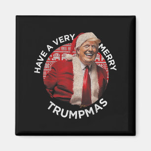 Aimant Joyeux Trumpmas Trump Père Noël Xmas