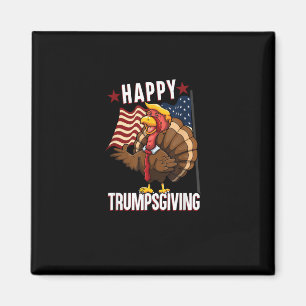 Aimant Joyeux Trumpsgiving drôle Thanksgiving Turquie Tru