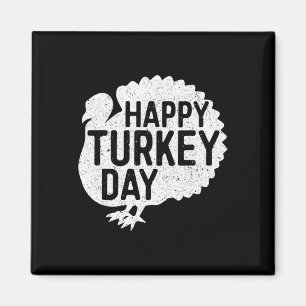 Aimant Joyeux Turquie Hommes Femmes Enfants Famille Thank